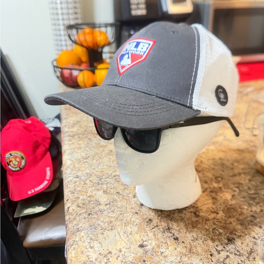 MLB Network Two-Tone Black and White Hat